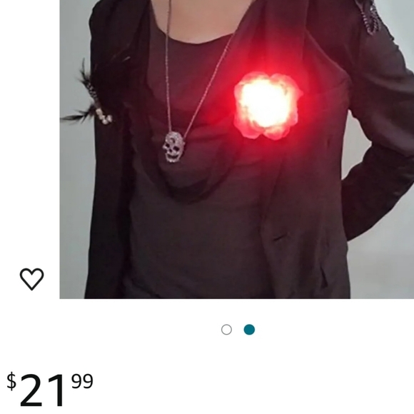 NWOT LOT of 5 Lighting flower brooches. - Picture 12 of 12